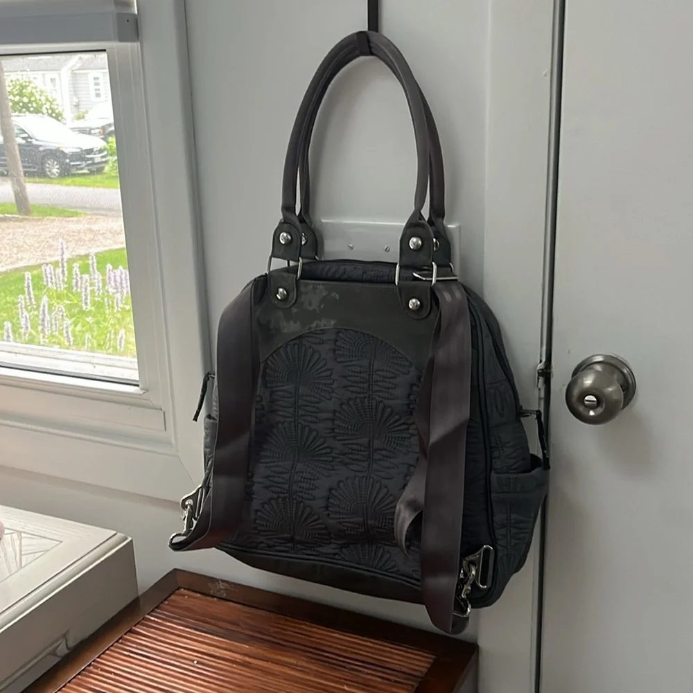 Petunia Pickle Bottom Champs-Elysees Stop Embossed Satchel Diaper Bag,NWT